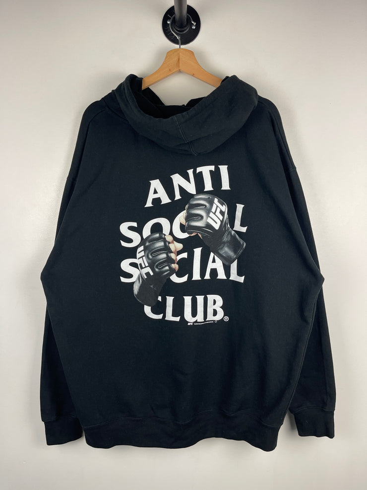 Anti Social Social Club UFC Black Hoodie