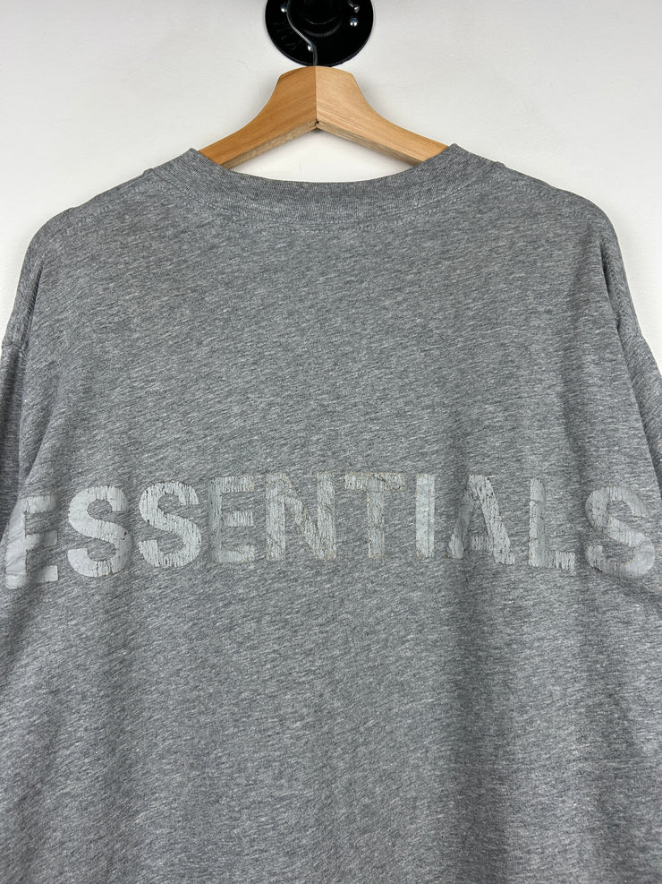 Fear Of God Essentials 3M Logo Grey Long Sleeve