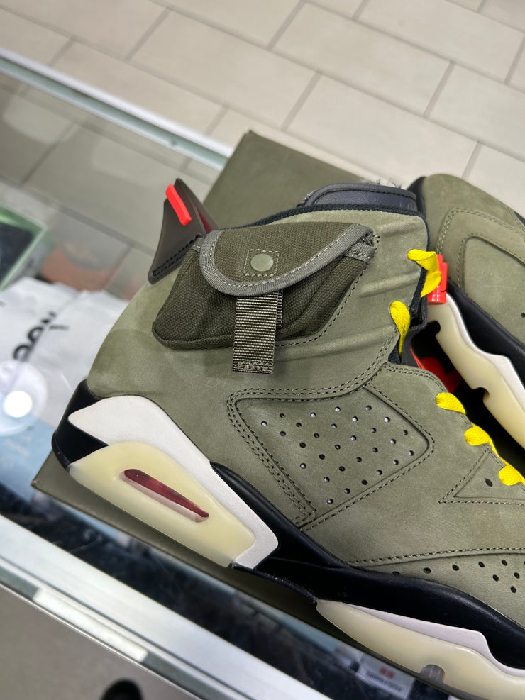 Jordan 6 x Travis Scott Olive