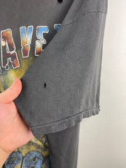 Vintage 90s Tupac Shakur 2Pac Thug Life Black Rap Tee
