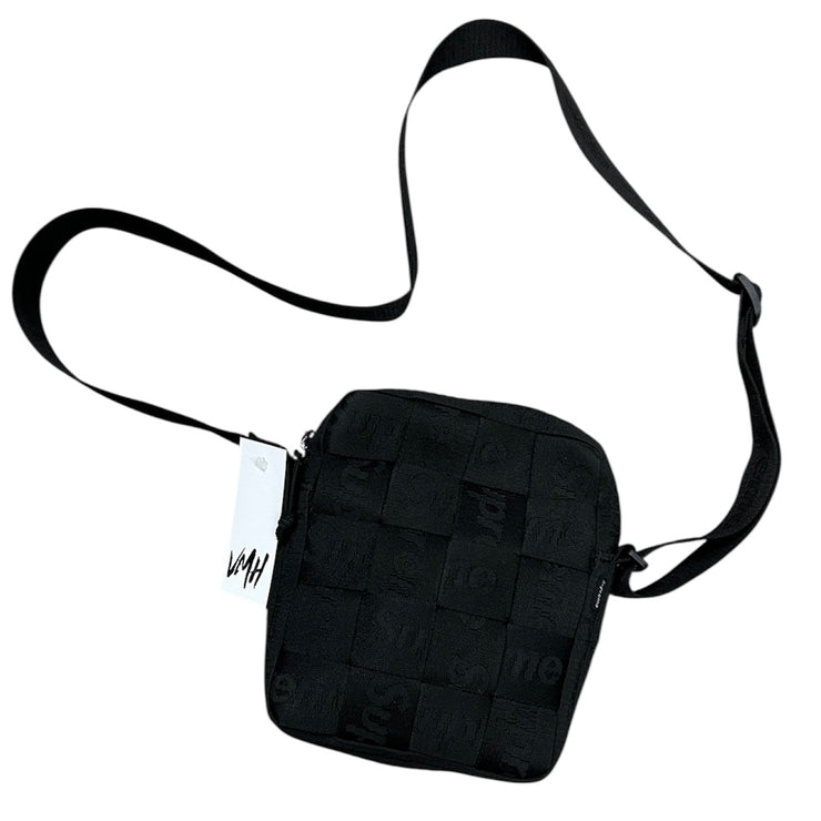 Supreme SS24 Black Woven Shoulder Bag