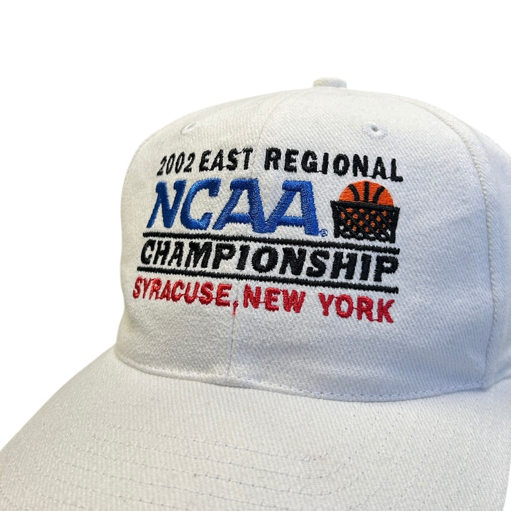 Vintage NCAA Basketball Championship Maryland Kentucky Illinois Uconn White Strapback Hat