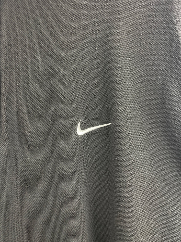 Vintage Nike Golf Tiger Woods Black Polo Shirt