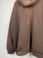Vintage Carhartt Thermal Lined Faded Brown Zip Up Hoodie