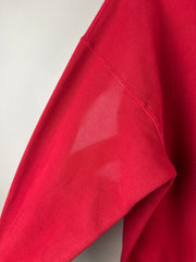 Vintage 90s Dalmatian Dog Fire Fighter Red Crewneck