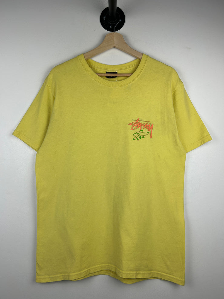 Stussy Butterfly Yellow Tee