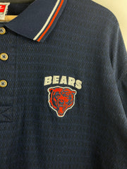 Vintage 90s NFL Nike Golf Chicago Bears Navy Polo Shirt