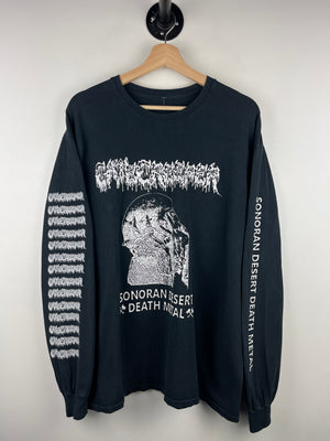 Vintage Gatecreeper Sonora Desert Death Metal Black Long Sleeve