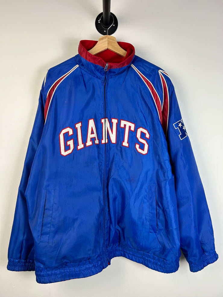 Vintage Y2K NFL New York Giants Fleece Lined Reversible Jacket