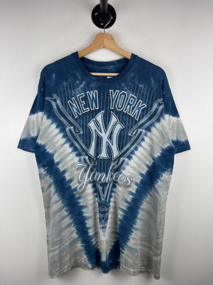 Vintage MLB Liquid Blue New York Yankees Tie Dye Tee