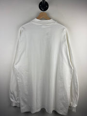 Vintage 90s Nike Golf Swoosh Mock Neck White Long Sleeve
