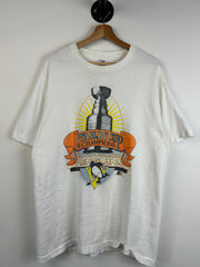 Vintage 90's Starter Pittsburgh Penguins Champions White Tee