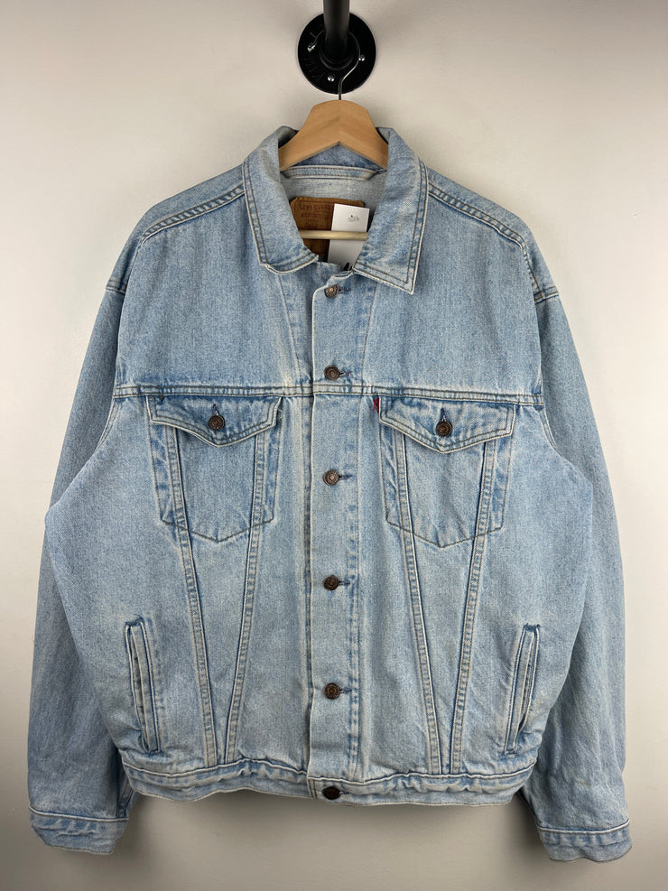 Vintage 90s Levis Light Wash Blue Denim Jacket
