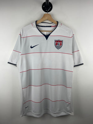 Vintage 2008-2009 Nike Team USA Home White Soccer Jersey