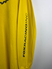Vintage Fox Racing Yellow Long Sleeve