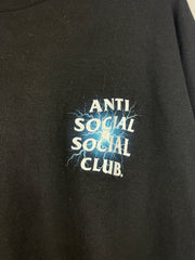 Anti Social Social Club Pain Glow In The Dark Black Tee