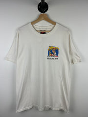 Vintage 90s Big Johnson Bermuda White Tee