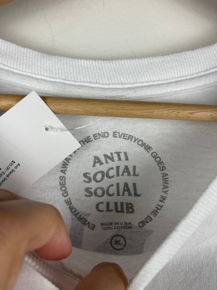 Anti Social Social Club Cancelled White Tee