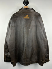 Vintage Winchester Brown Leather Straight Cut Jacket
