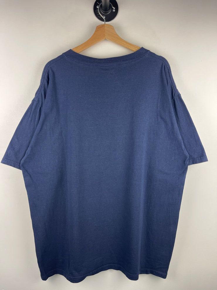 Vintage MLB Majestic Cleveland Indians Navy Tee