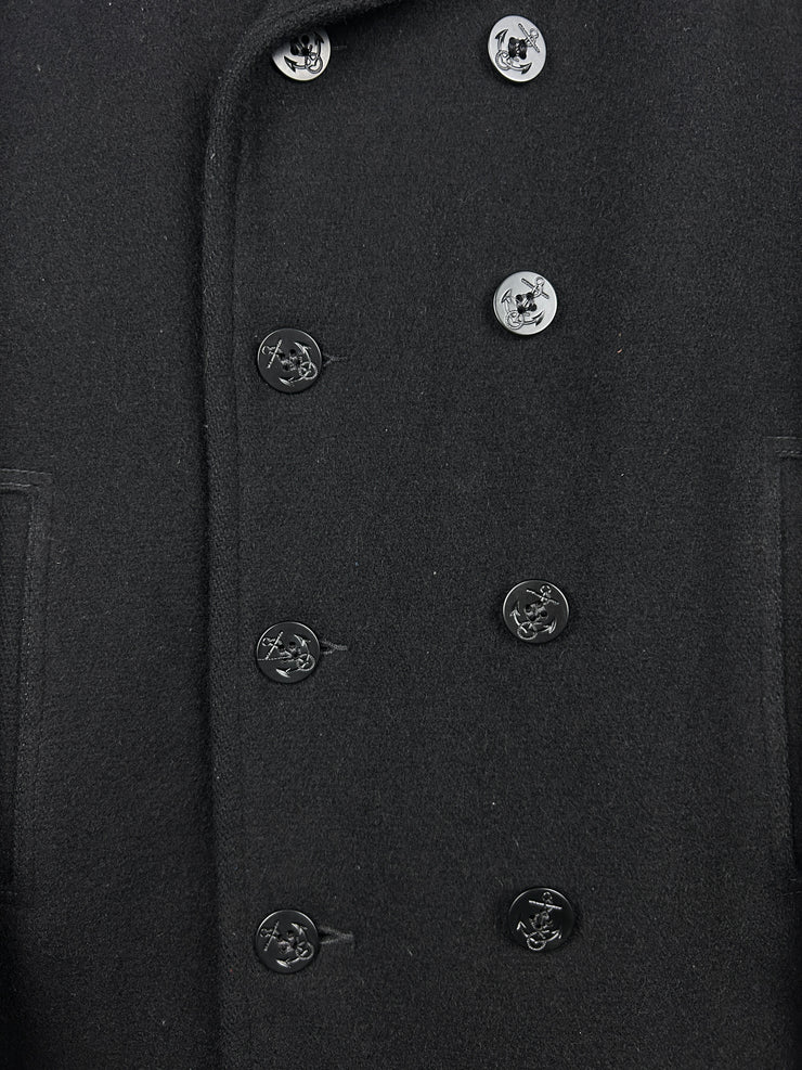 Supreme X Schott FW15 Black Peacoat