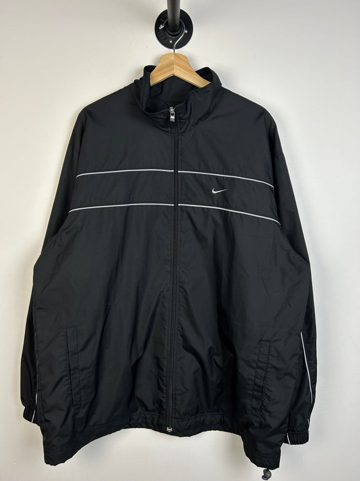 Vintage Nike Mini Swoosh Black Windbreaker