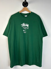 Nike X Stussy FW20 International Green Tee