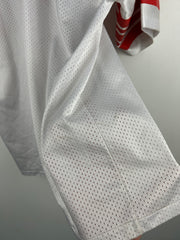 Vintage 90s Red Oak Ohio State White & Red Football Jersey