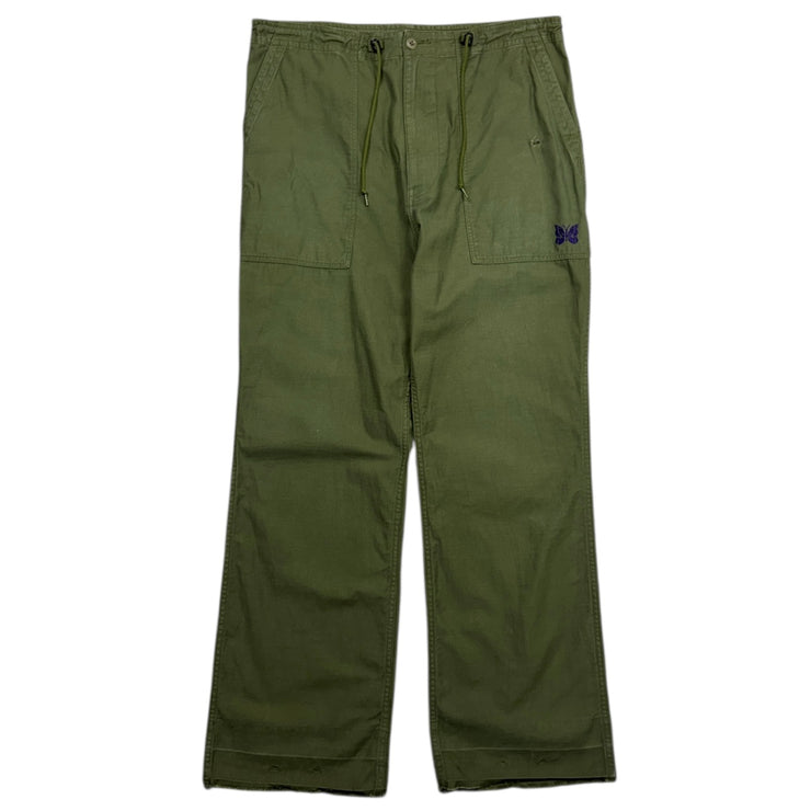 Needles String Fatigue Olive Green Pants