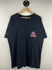 Chrome Hearts Multi Colour Cross Cemetery Black Tee