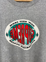 Supreme FW19 New Sh*t Heather Grey Tee