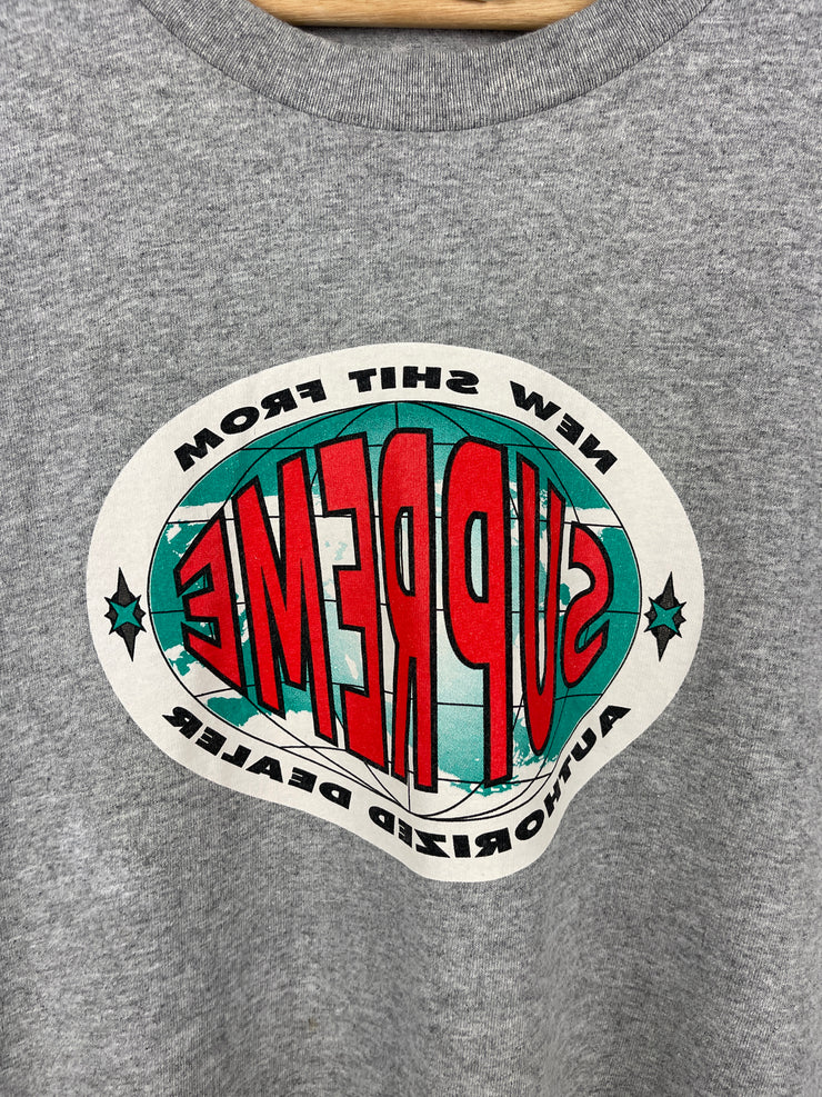 Supreme FW19 New Sh*t Heather Grey Tee