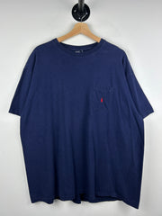 Vintage 90s Polo Ralph Lauren Navy Pocket Tee