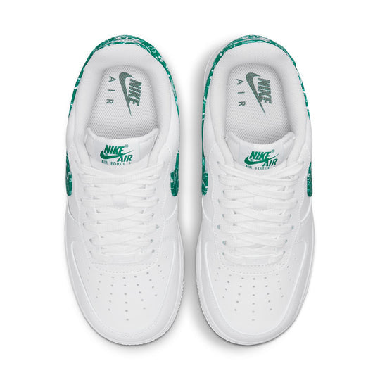 Nike Air Force 1 Low White Green Paisley