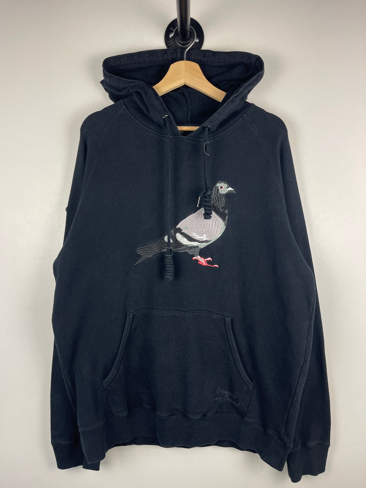 Staple Pigeon Embroidered Black Hoodie