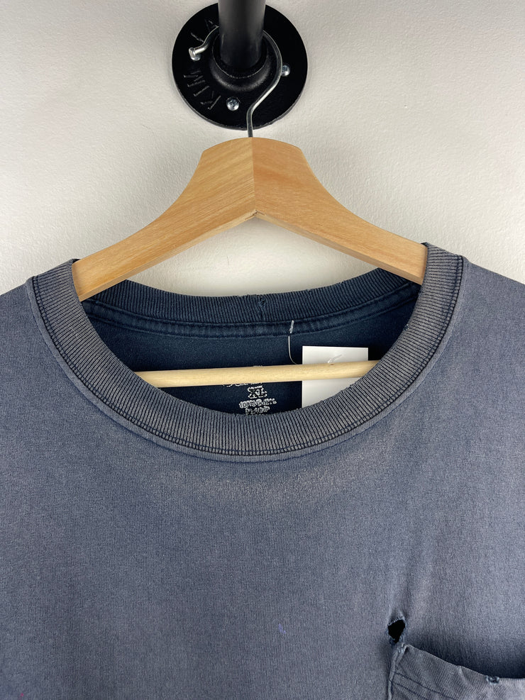 Vintage Carhartt Faded Navy Pocket Tee