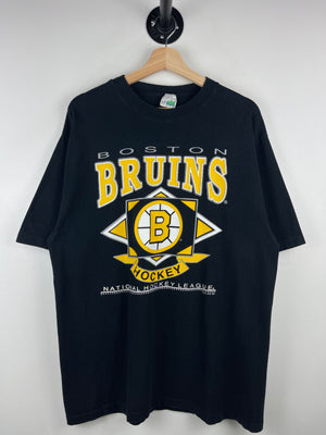 Vintage 90s NHL Waves Boston Bruins Black Tee