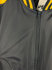 Vintage Steve & Barrys Michigan Wolverines Navy & Yellow Varsity Jacket