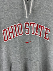 Vintage Nike Ohio State Embroidered Grey Hoodie