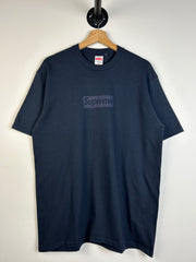 Supreme SS23 Navy Tonal Box Logo Tee