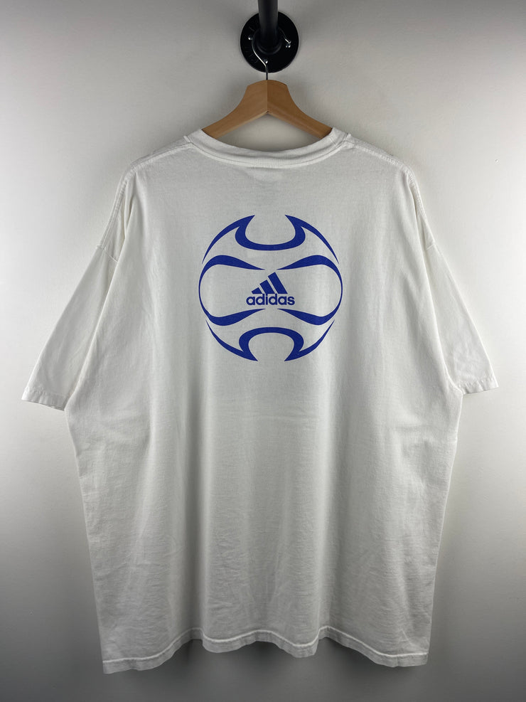 Vintage 2007 Adidas Soccer Philadelphia NSCAA White Tee