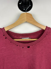 Vintage Nike Mini Swoosh Distressed Red Tee