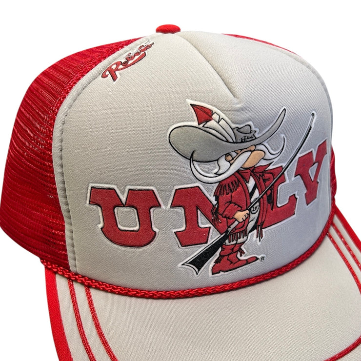 Vintage 80s UNLV  Rebels Trucker Snapback Hat