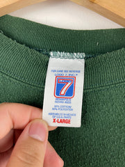 Vintage 90s NFL Logo 7 Green Bay Packers Green Crewneck