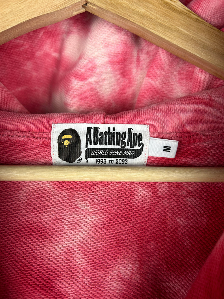 Bape Ponr Shark Tie Dye Full Zip Hoodie