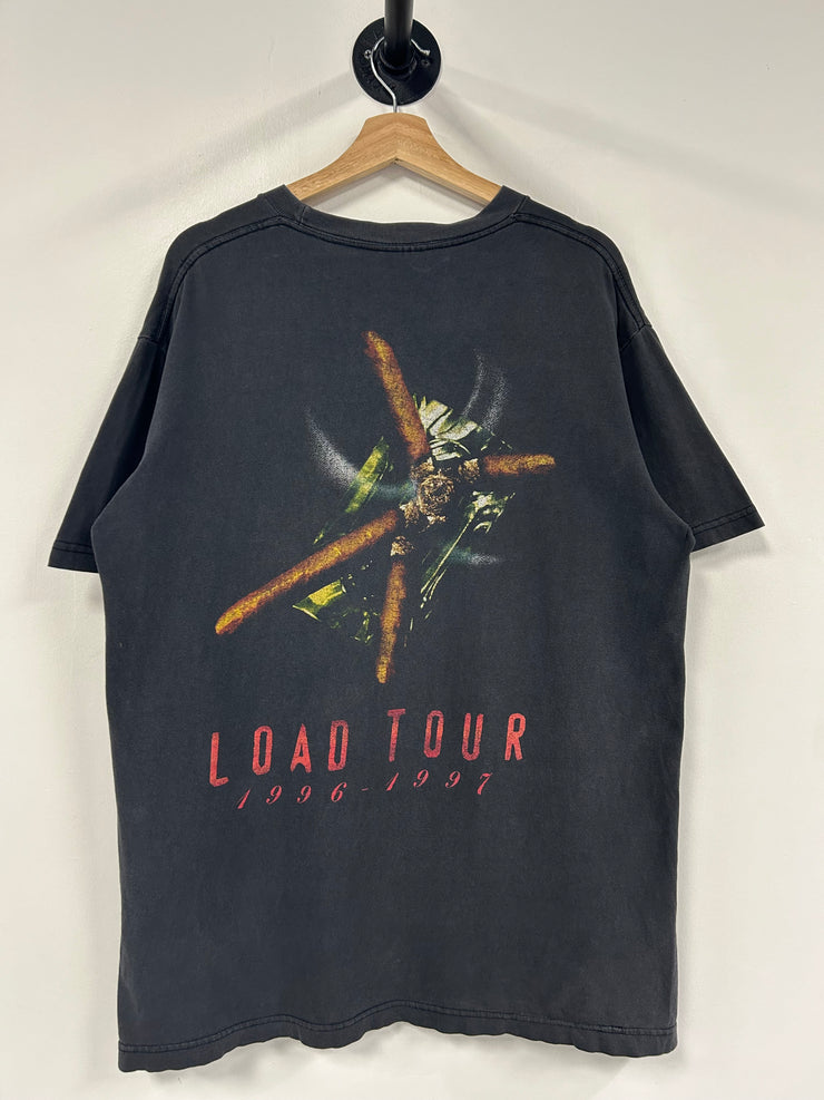 Vintage 1996 Metallica Load Tour Faded Black Tee