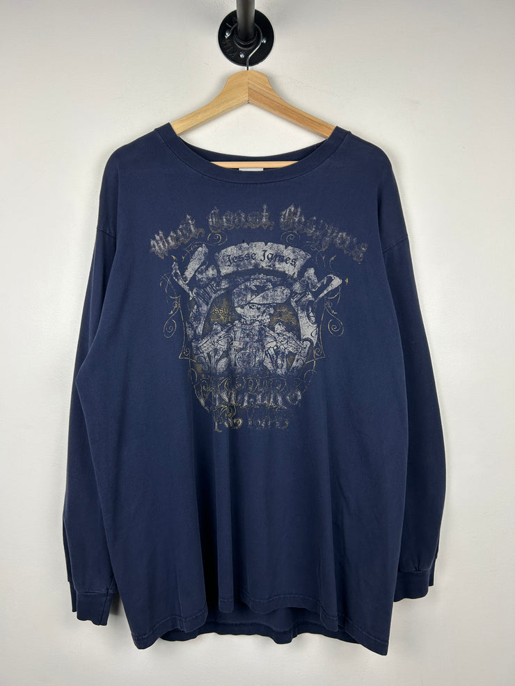 Vintage West Coast Choppers Chopper Life Navy Long Sleeve