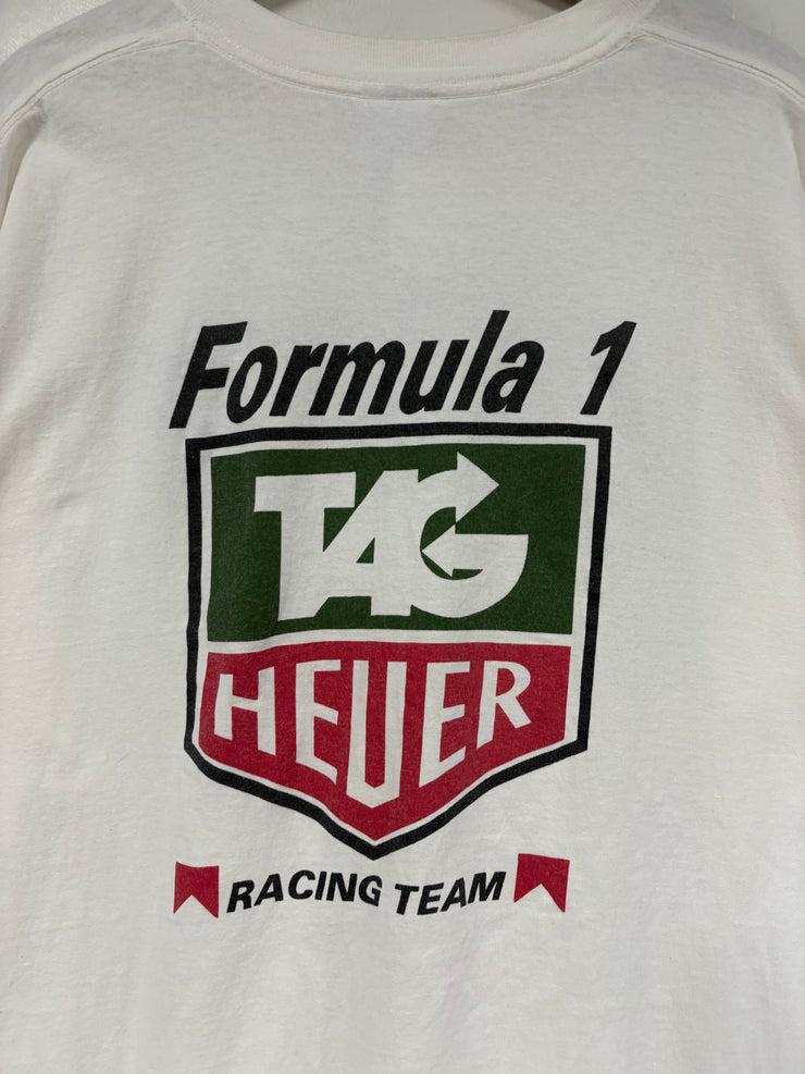 Vintage F1 Tag Heuer White Tee