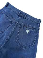 Vintage 90s Guess Jeans Dark Wash Blue Denim Jeans