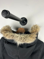 Canada Goose Victoria Parka Women’s Fur Down Filled Black Jacket
